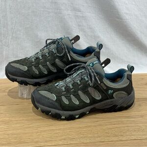 Merrell Ridgepass Hiking Shoes Granite Eggshell Blue Women’s Size 9